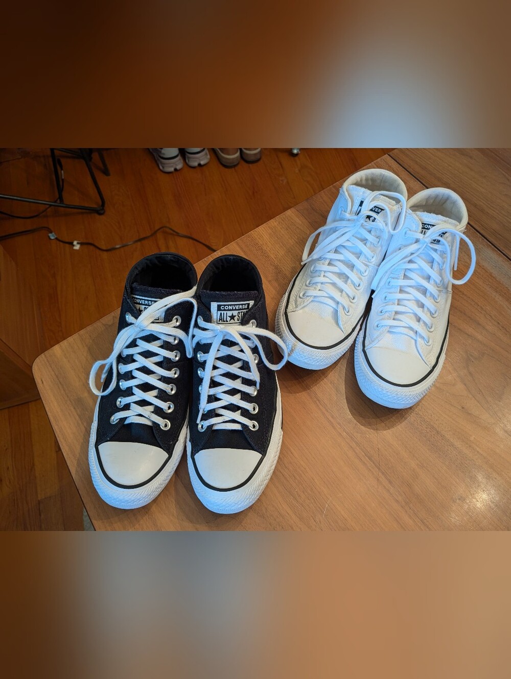 2 PAIR Converse Chuck Taylor All Star Madison Mid-Top Sneakers WOMENS 8.5